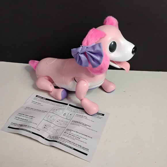 Zoomer Playful Pup Robotic Dog W/ Voice Recognition & Motion Pink - Picture 1 of 14